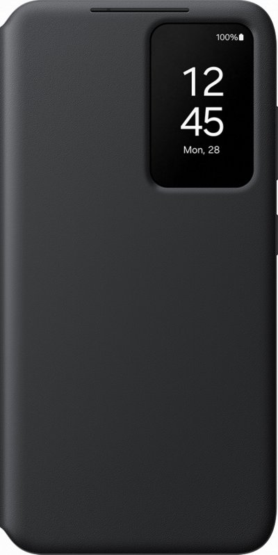 SAMSUNG Etui Folio Clear View Cover Noir pour  G S24  - Neuf
