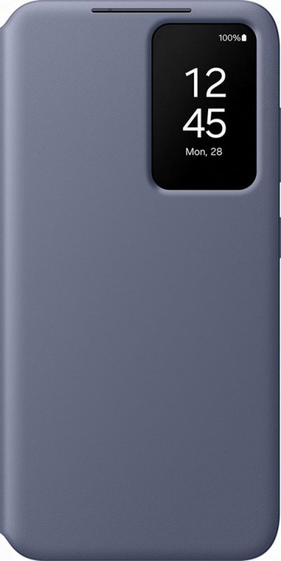 SAMSUNG Etui Folio Clear View Cover Violet pour  G S24  - Neuf