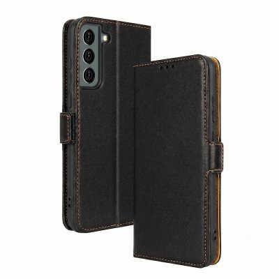 AVIZAR Etui Folio Forcell Samsung Galaxy S22 Smart Pro Leather Porte-cartes Noir