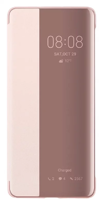 HUAWEI Etui folio  Smart View Flip Cover Rose pour P30 Pro