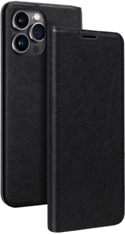 BIGBEN CONNECTED Etui Folio iPhone 14 Pro Max Noir - Porte-carte int&eacute;gr&eacute; Bigben - Neuf