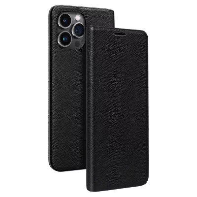 BIGBEN CONNECTED Etui Folio iPhone 15 Pro Noir - Porte-carte int&eacute;gr&eacute; Bigben - Neuf