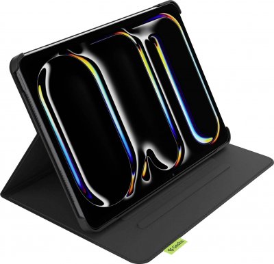 GECKO Etui Folio pour iPad Pro 11 Recycl&eacute; Ultra Durable S&eacute;rie Cactus Noir