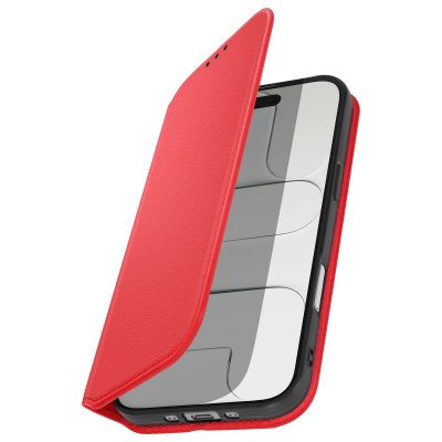 AVIZAR Etui Folio pour iPhone Air avec Porte-cartes et Fonction Support Rouge