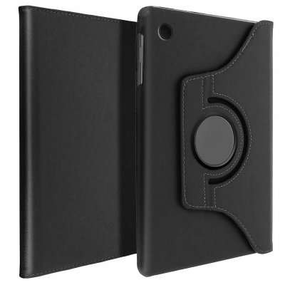 AKASHI Etui folio rotatif 360&deg; galaxy tab a8 10.5' noir ALTFOLTABA8BLK