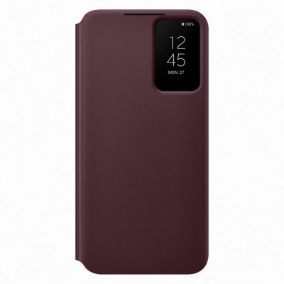 SAMSUNG Etui Folio Smart Clear View pour  Galaxy S22+ Bordeaux