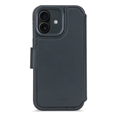 DECODED Etui MagSafe pour iPhone 17 Folio D&eacute;tachable El&eacute;gant et Durable Bleu marine