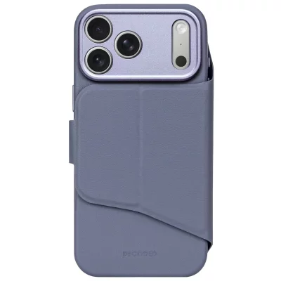 DECODED Etui MagSafe pour iPhone 17 Pro Max en Silicone Textur&eacute; Antichoc Anti-salet&eacute; Bleu