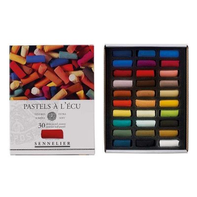 SENNELIER Etui Pastels 'A l'&eacute;cu' - 30 demi-pastels - Assortis - 