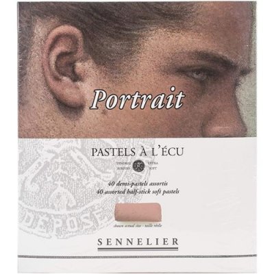SENNELIER Etui Pastels 'A l'&eacute;cu' - 40 demi-pastels - Portrait - 