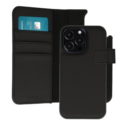 IMOSHION Etui portefeuille 2-en-1 amovible iPhone 13 Pro Qi2 Similicuir Noir