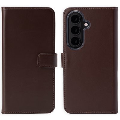 SELENCIA Etui portefeuille en cuir v&eacute;ritable pour Samsung Galaxy S26 - Marron