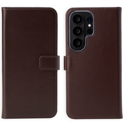 SELENCIA Etui portefeuille en cuir v&eacute;ritable pour Samsung Galaxy S26 Ultra - Marron