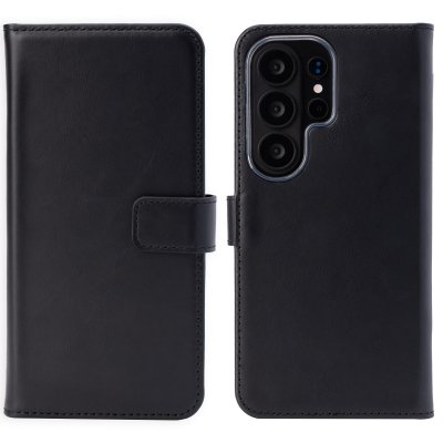 SELENCIA Etui portefeuille en cuir v&eacute;ritable pour Samsung Galaxy S26 Ultra - Noir