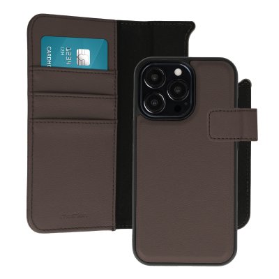 IMOSHION Etui portefeuille Luxe 2-en-1 amovible iPhone 13 Pro Marron