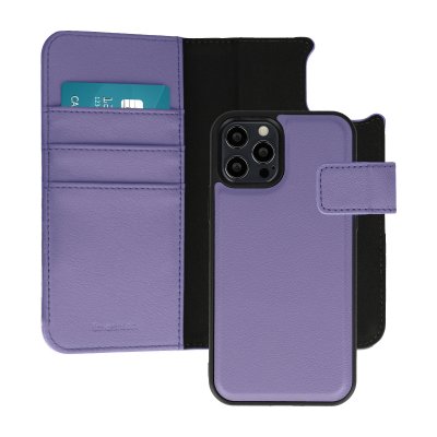 IMOSHION Etui portefeuille luxe 2-en-1 amovible pour iPhone 12 (Pro) - Violet