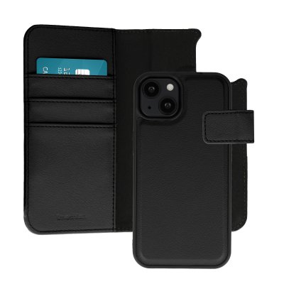 IMOSHION Etui portefeuille luxe 2-en-1 amovible pour iPhone 13 - Noir