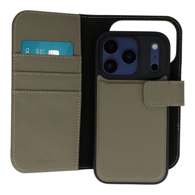 IMOSHION Etui portefeuille luxe 2-en-1 amovible pour iPhone 17 Pro - Vert