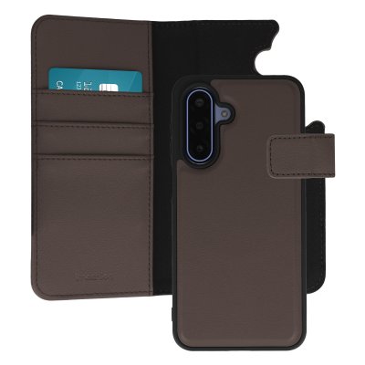 IMOSHION Etui portefeuille luxe 2-en-1 amovible pour Samsung Galaxy A17 (5G) / (4G) - Marron