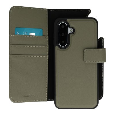 IMOSHION Etui portefeuille luxe 2-en-1 amovible pour Samsung Galaxy A17 (5G) / (4G) - Vert