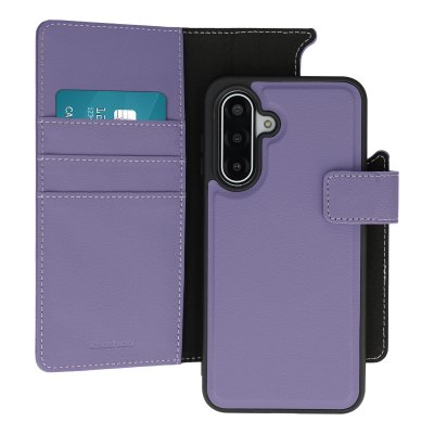 IMOSHION Etui portefeuille luxe 2-en-1 amovible pour Samsung Galaxy A17 (5G) / (4G) - Violet