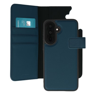 IMOSHION Etui portefeuille luxe 2-en-1 amovible pour Samsung Galaxy A37 (5G) - Bleu