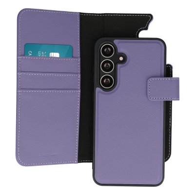 IMOSHION Etui portefeuille luxe 2-en-1 amovible pour Samsung Galaxy S24 FE - Violet