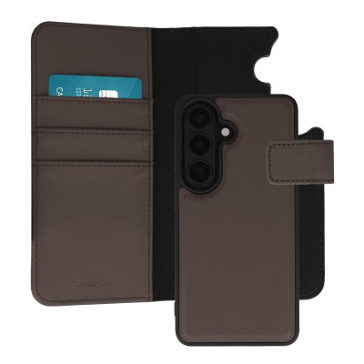 IMOSHION Etui portefeuille luxe 2-en-1 amovible pour Samsung Galaxy S26 - Marron