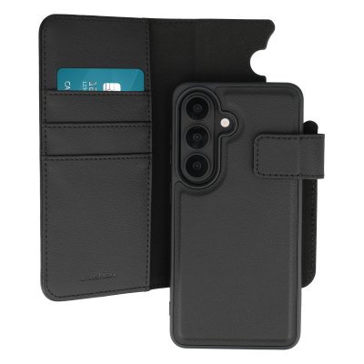 IMOSHION Etui portefeuille luxe 2-en-1 amovible pour Samsung Galaxy S26 - Noir
