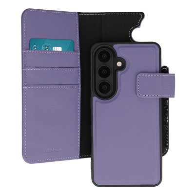 IMOSHION Etui portefeuille luxe 2-en-1 amovible pour Samsung Galaxy S26 - Violet