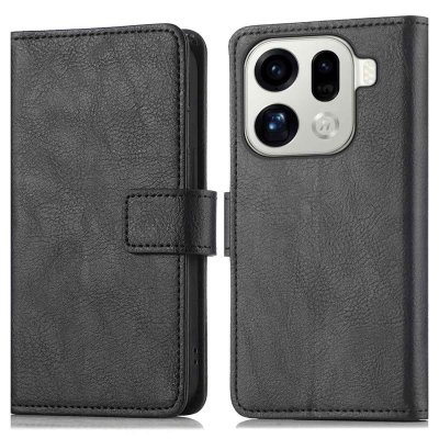 IMOSHION Etui portefeuille Luxe pour Oppo Find X9 Pro - Noir