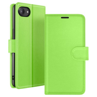 ZANAE Etui Portefeuille pour iPhone 16e Support et Languette Magn&eacute;tique Zana&eacute; Vert