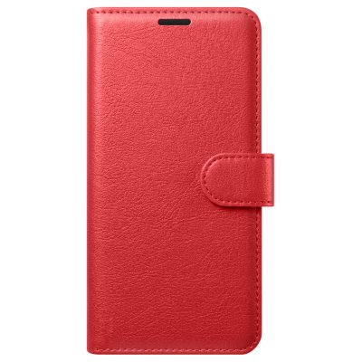 GENERIQUE Etui Portefeuille pour iPhone 5 avec Fonction Support et Languette Magn&eacute;tique Zana&eacute; Rouge