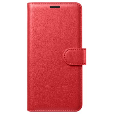GENERIQUE Etui Portefeuille pour iPhone 6 avec Fonction Support et Languette Magn&eacute;tique Zana&eacute; Rouge