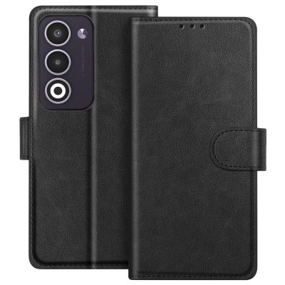 AVIZAR Etui Portefeuille pour Oppo A5 S&eacute;rie Chesterfield avec Fonction Support Noir