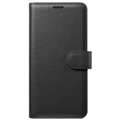 GENERIQUE Etui Portefeuille pour Oppo AX7 avec Fonction Support et Languette Magn&eacute;tique Zana&eacute; Noir