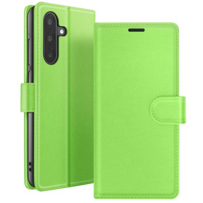 ZANAE Etui Portefeuille pour Samsung A17 Support et Languette Magn&eacute;tique Zana&eacute; Vert