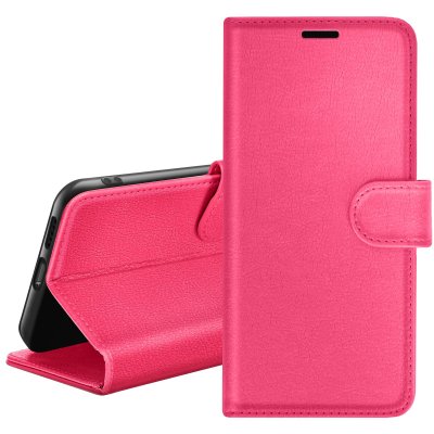 ZANAE Etui Portefeuille pour Samsung A73 5G Support et Languette Magn&eacute;tique Zana&eacute; Fuchsia