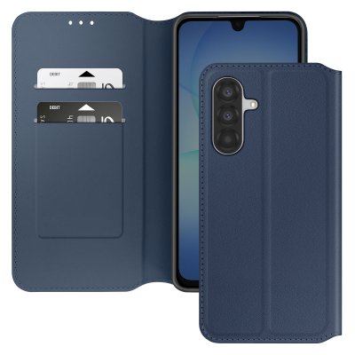 AVIZAR Etui Portefeuille pour Samsung Galaxy A17 Fonction Support et Clapet Magn&eacute;tique Bleu