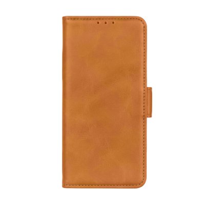 AVIZAR Etui Portefeuille Samsung Galaxy A27 Effet Cuir Vintage Fonction Support 3 Cartes Camel