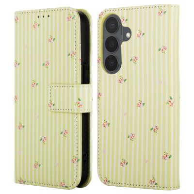 IMOSHION Etui portefeuille Samsung Galaxy S26 Design Garden Stripes Multicolore