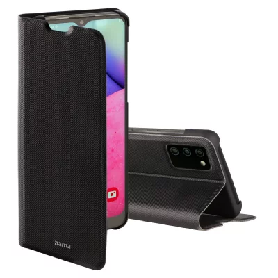 HAMA Etui portefeuille Slim Pro pour Samsung Galaxy A03s, noir -