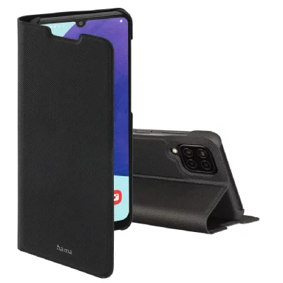 HAMA Etui portefeuille Slim Pro pour Samsung Galaxy A22 4G, noir -