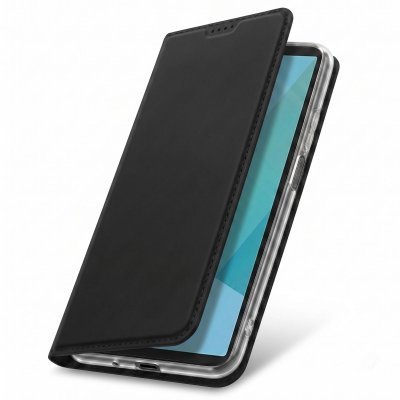 DUX DUCIS Etui portefeuille Sony Xperia 10 VII Skin Pro Porte-carte Support Vid&eacute;o Noir