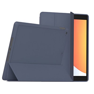 MW Etui pour iPad Air 11"" M2-M3 / Air 10.9"" Mod&egrave;le SlimSkin avec Support Stylet Bleu