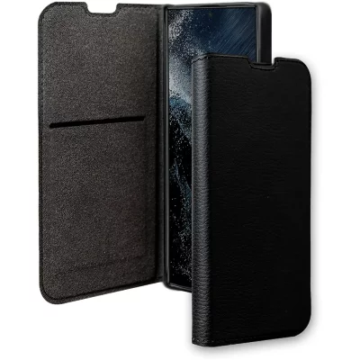 BIGBEN Etui pour Samsung Galaxy S23 Ultra Porte-carte avec Fonction Support Noir