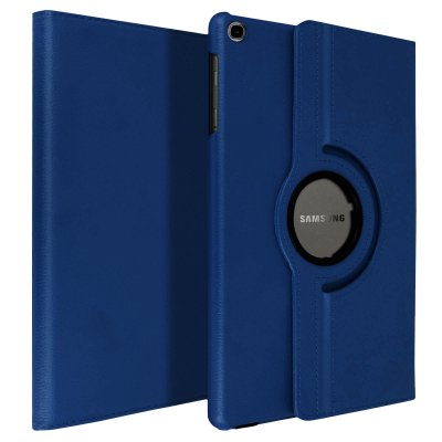 AVIZAR Etui pour Samsung Galaxy Tab A 10.1 2019 Int&eacute;grale Support Rotatif 360&deg; Bleu fonc&eacute;