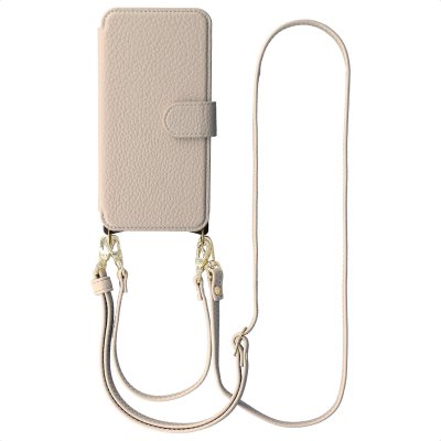 SELENCIA Etui Riva avec MagSafe et cordon de t&eacute;l&eacute;phone pour Samsung Galaxy A37 (5G) - Beige