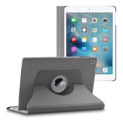 GENERIQUE Etui Rotatif 360&deg; - ebestStar - iPad 9.7 2018/2017 Air 1 2013 - Cuir PU - Gris