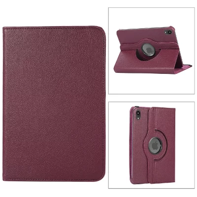 XEPTIO Etui rotatif 360&deg; -  - Samsung Galaxy TAB A9 87 - Cuir PU synth&eacute;tique - Violet - Mixte